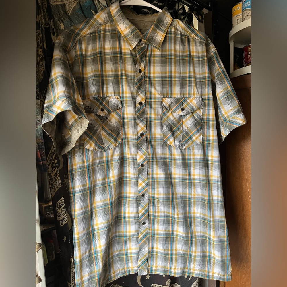 Kuhl Snap Button Shirt Plaid